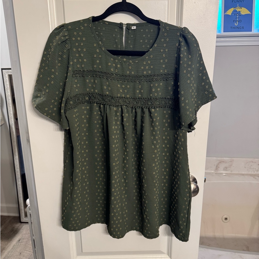 Green Women's Top